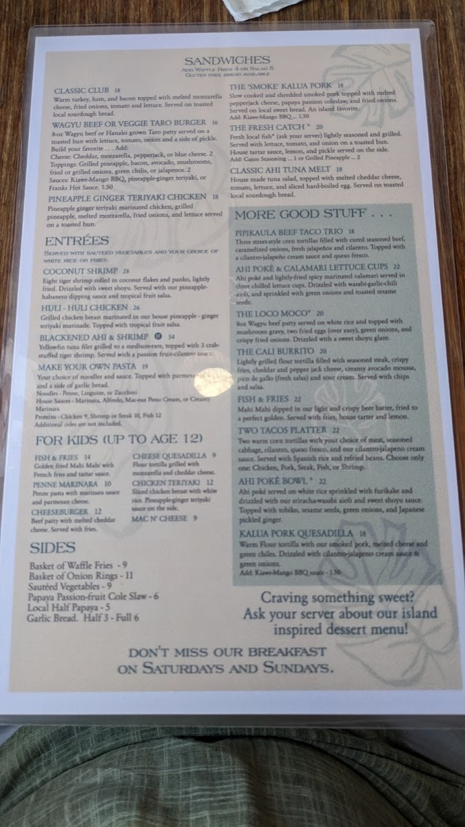 Kalypso Island Bar & Grill Menu - Image 3